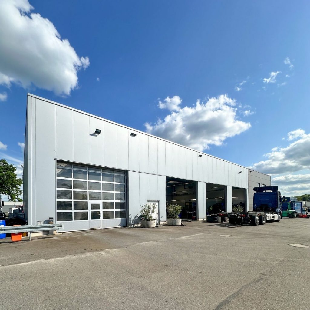 Zufahrt Werkstatt und Waschstraße