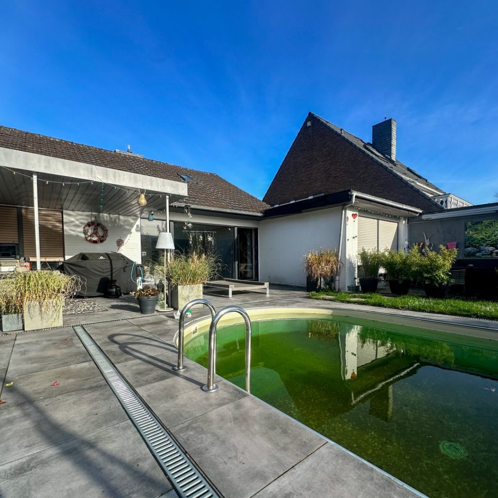 Blick auf die Terrasse