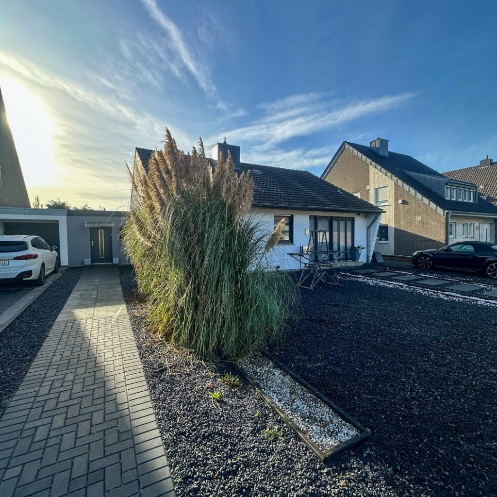 Zugang Fahrradschuppen