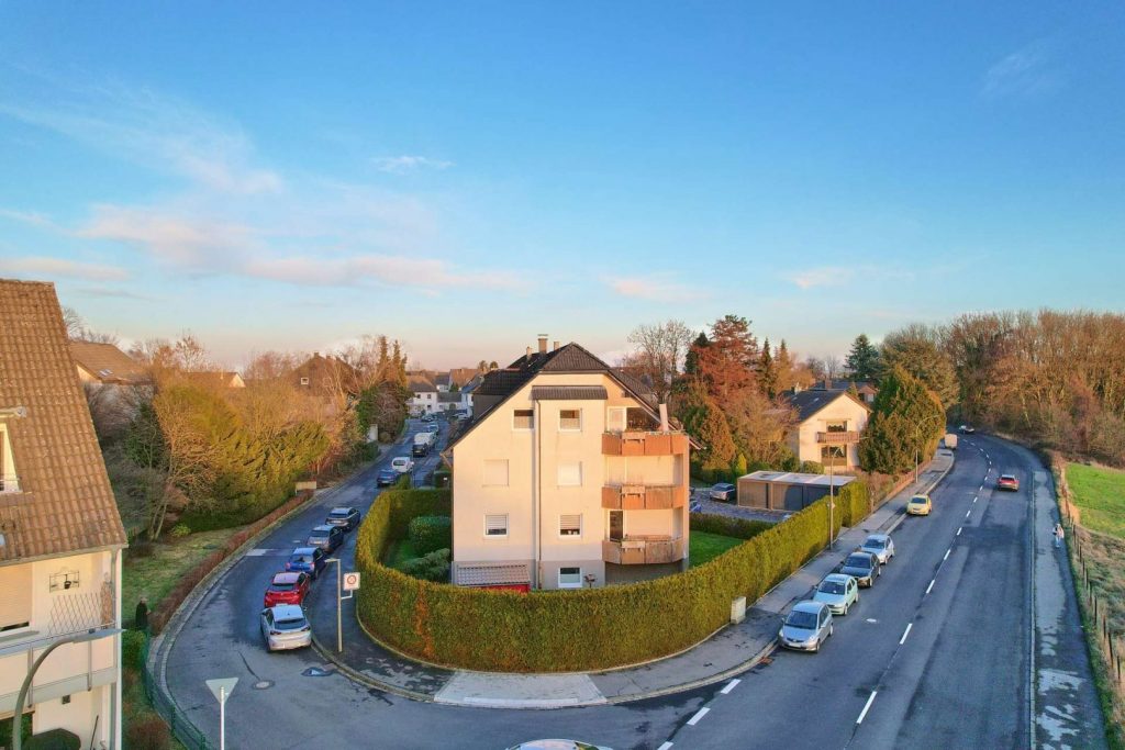 Balkone mit Abendsonne