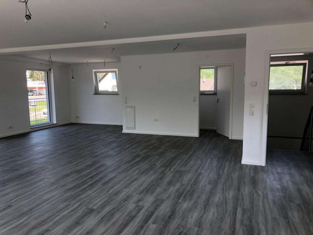 Staffelgeschoss nach Fertigstellung