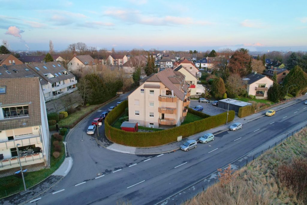 Balkone mit Abendsonne