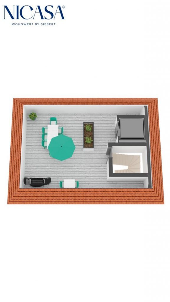 Dachterrasse Haus A