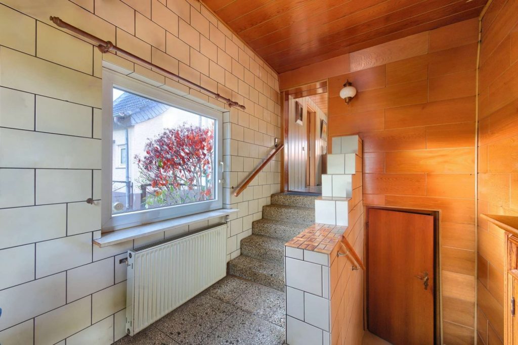 Gartenaufgang zum Esszimmer